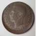 AUSTRALIA 1950 .  ONE 1 PENNY . ERROR . HUGE MIS-STRIKE